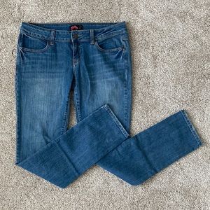 Forever 21 Low Rise Straight Jeans